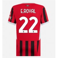 Koszulka piłkarska AC Milan Emerson Royal #22 Strój Domowy dla kobiety 2024-25 tanio Krótki Rękaw